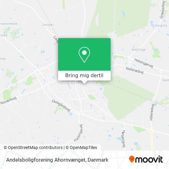 Andelsboligforening Ahornvænget kort