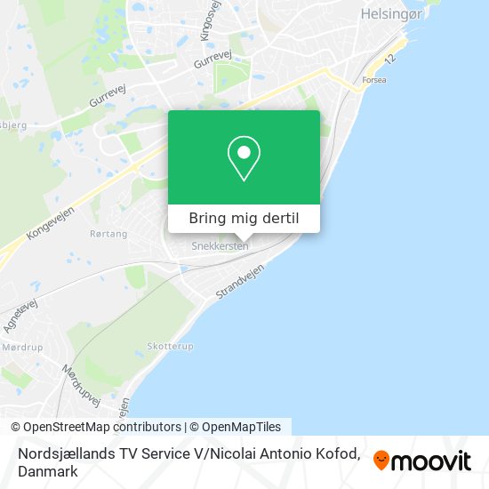 Nordsjællands TV Service V / Nicolai Antonio Kofod kort