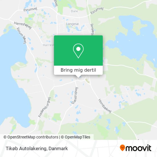 Tikøb Autolakering kort