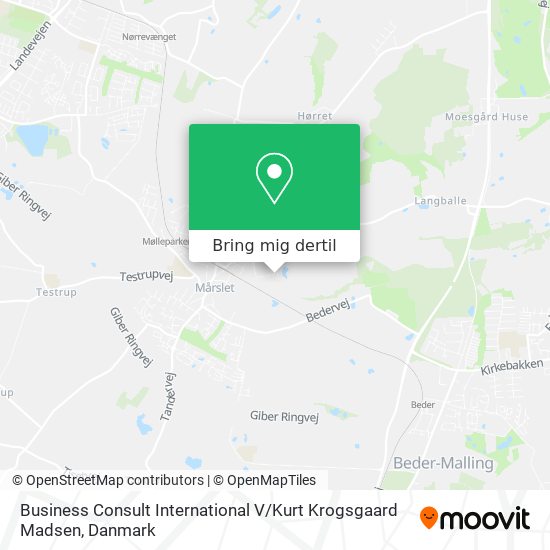 Business Consult International V / Kurt Krogsgaard Madsen kort