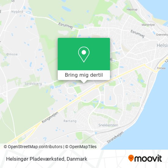 Helsingør Pladeværksted kort