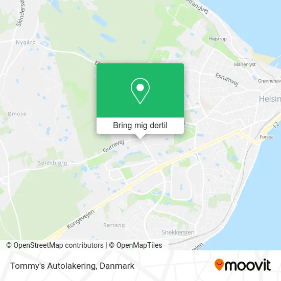 Tommy's Autolakering kort