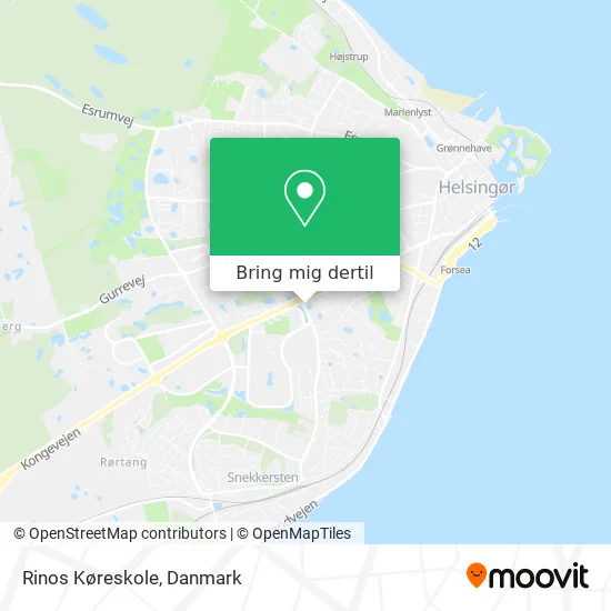 Rinos Køreskole kort