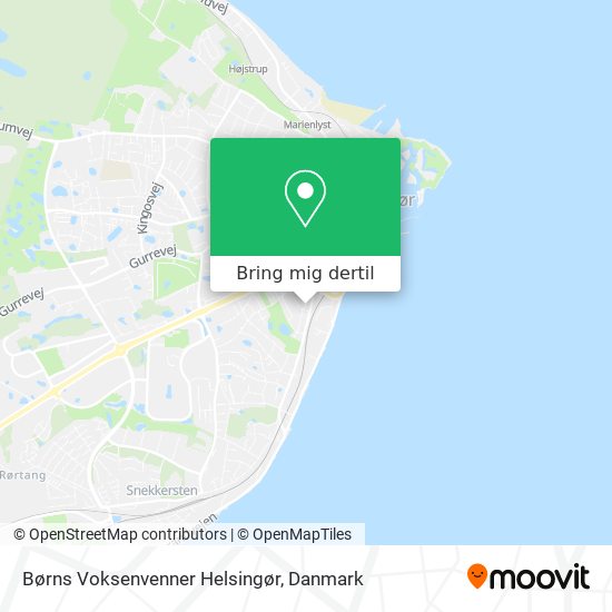 Børns Voksenvenner Helsingør kort