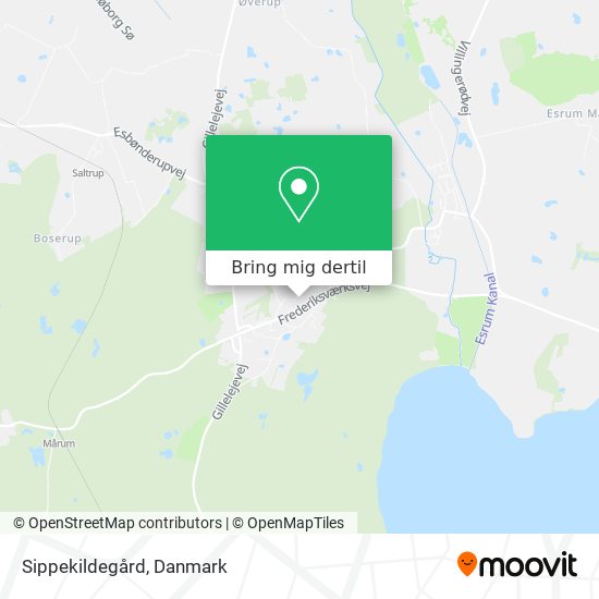 Sippekildegård kort