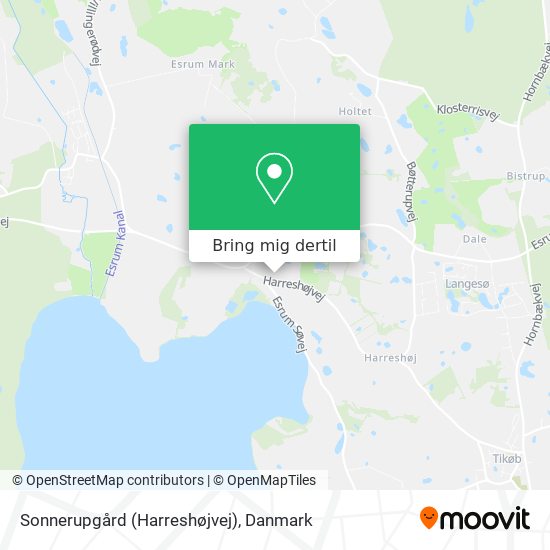 Sonnerupgård (Harreshøjvej) kort