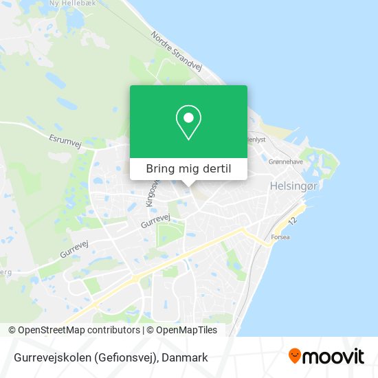 Gurrevejskolen (Gefionsvej) kort