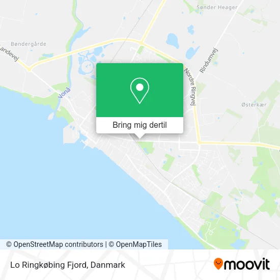 Lo Ringkøbing Fjord kort