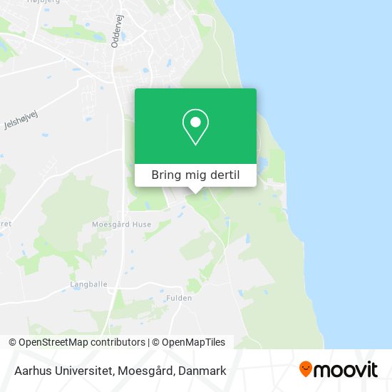 Aarhus Universitet, Moesgård kort