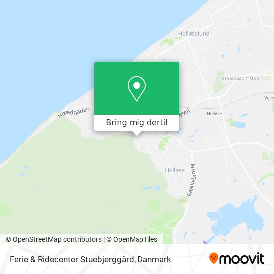 Ferie & Ridecenter Stuebjerggård kort