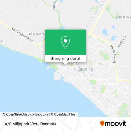 A/S Miljøpark Vest kort