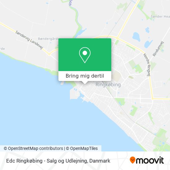 Edc Ringkøbing - Salg og Udlejning kort