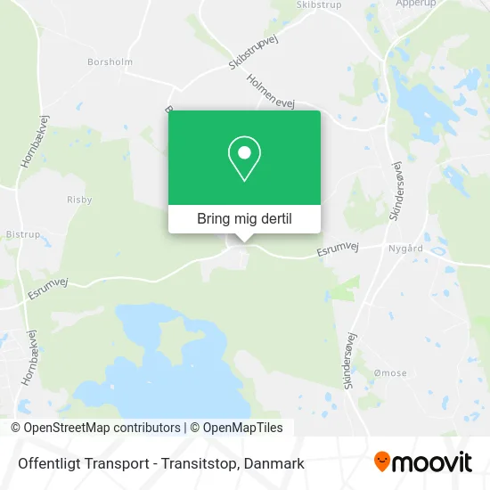 Offentligt Transport - Transitstop kort