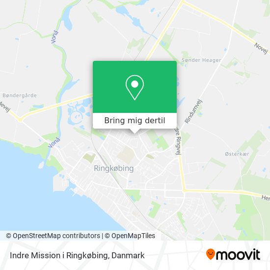 Indre Mission i Ringkøbing kort