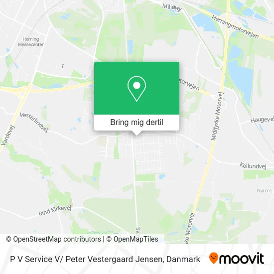 P V Service V/ Peter Vestergaard Jensen kort