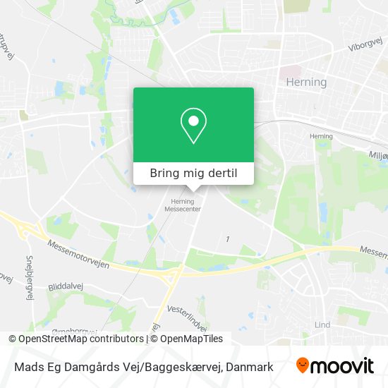 Mads Eg Damgårds Vej / Baggeskærvej kort