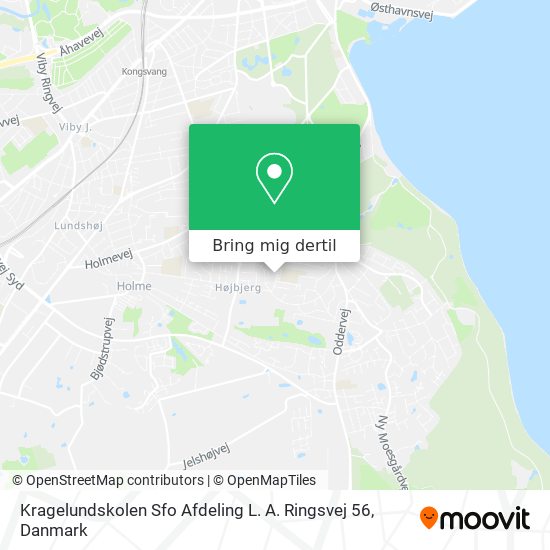 Kragelundskolen Sfo Afdeling L. A. Ringsvej 56 kort