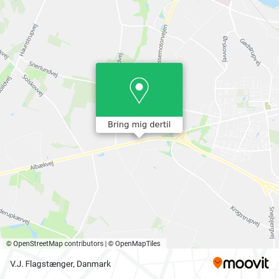 V.J. Flagstænger kort