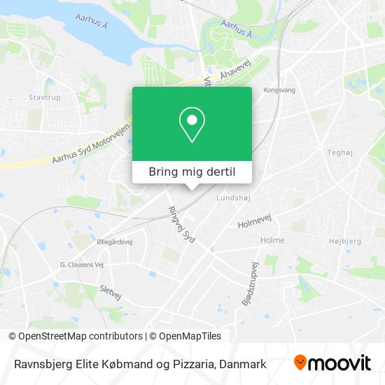 Ravnsbjerg Elite Købmand og Pizzaria kort