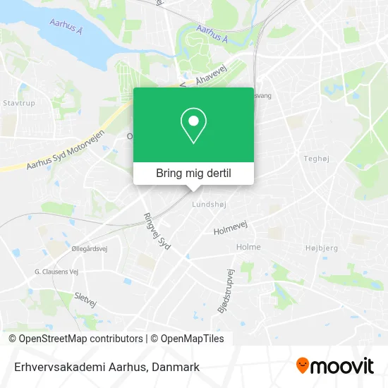 Erhvervsakademi Aarhus kort