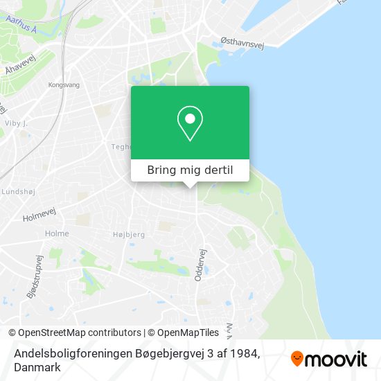 Andelsboligforeningen Bøgebjergvej 3 af 1984 kort