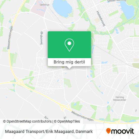 Maagaard Transport / Erik Maagaard kort