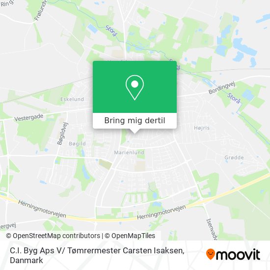 C.I. Byg Aps V/ Tømrermester Carsten Isaksen kort