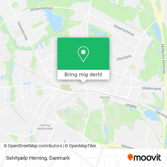 Selvhjælp Herning kort