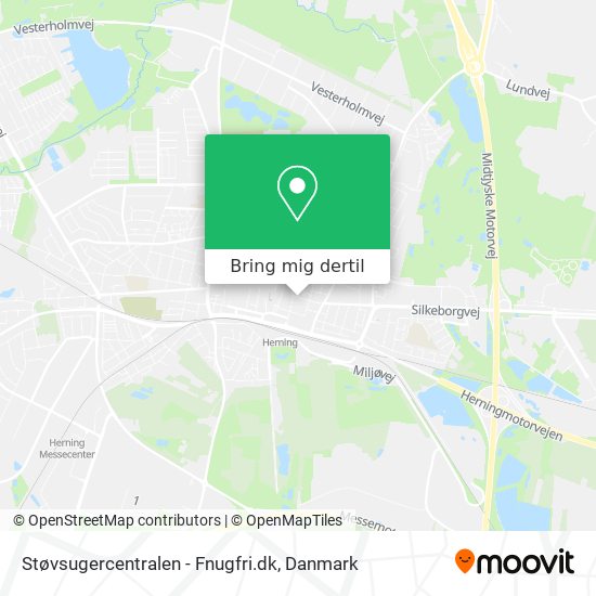 Støvsugercentralen - Fnugfri.dk kort