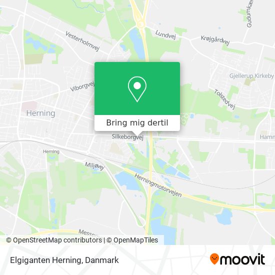 Elgiganten Herning kort