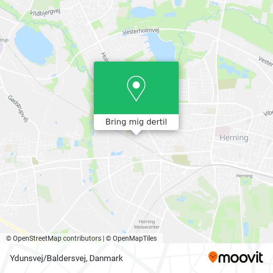 Ydunsvej/Baldersvej kort