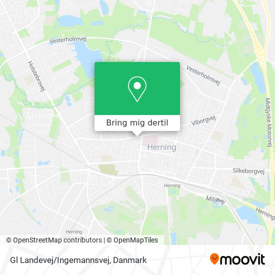 Gl Landevej/Ingemannsvej kort