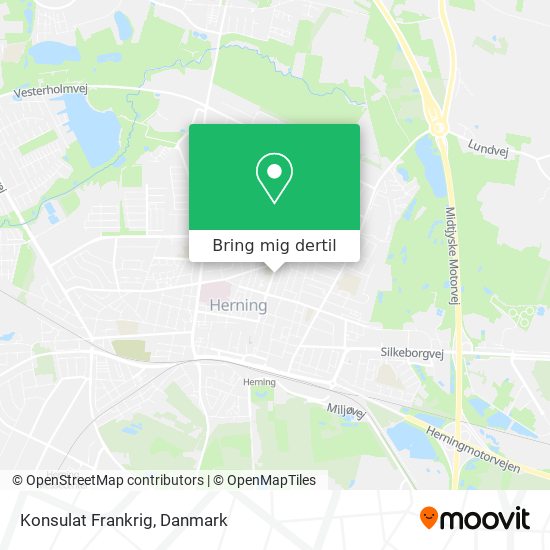 Konsulat Frankrig kort