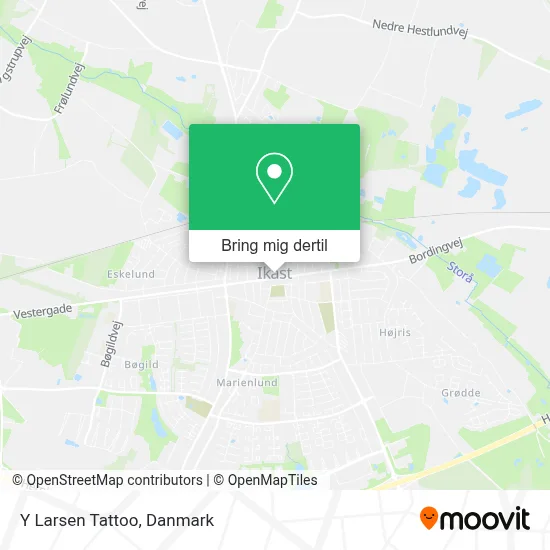 Y Larsen Tattoo kort