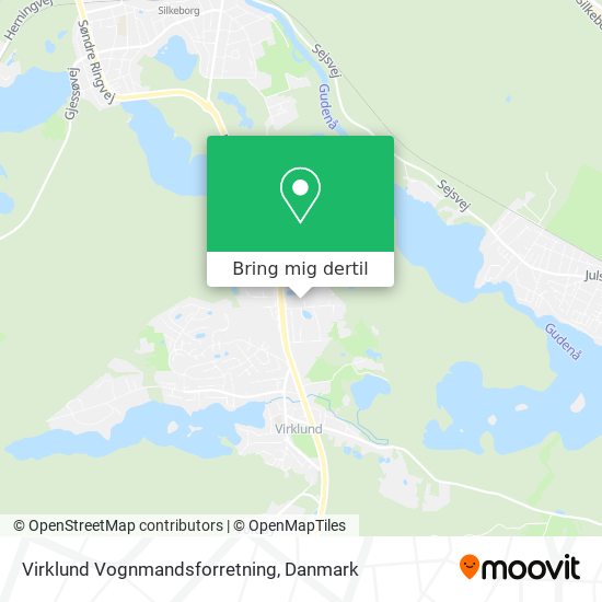 Virklund Vognmandsforretning kort