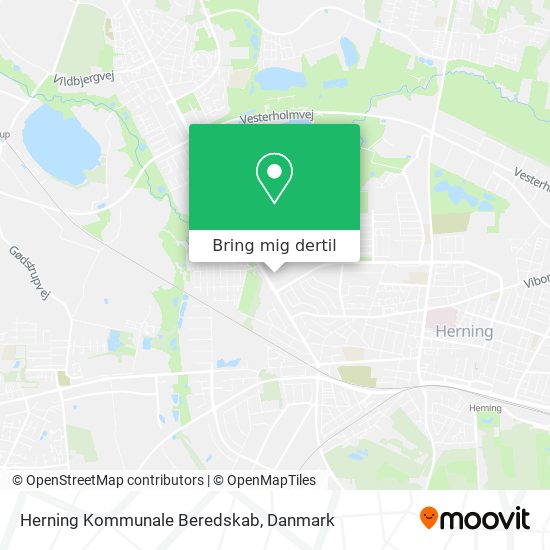 Herning Kommunale Beredskab kort