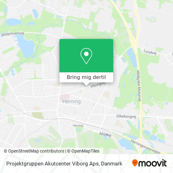 Projektgruppen Akutcenter Viborg Aps kort
