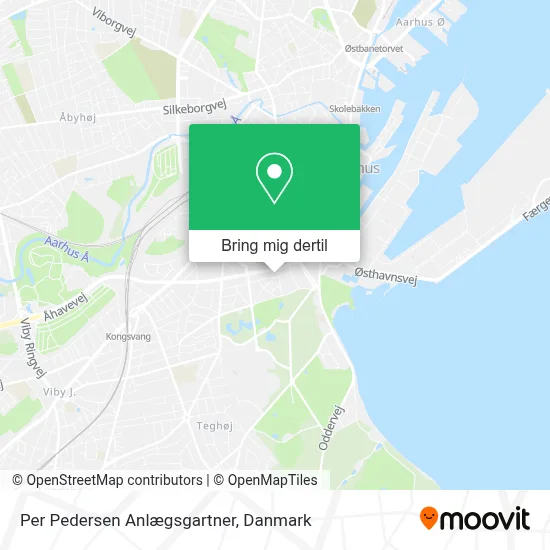 Per Pedersen Anlægsgartner kort