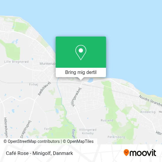 Café Rose - Minigolf kort