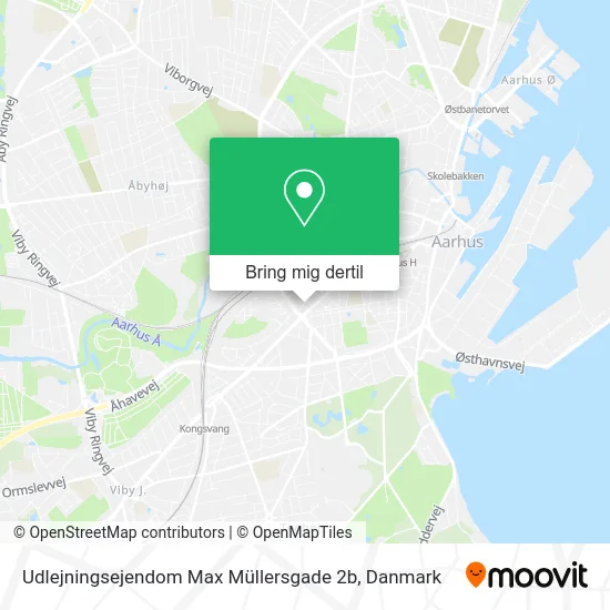 Udlejningsejendom Max Müllersgade 2b kort