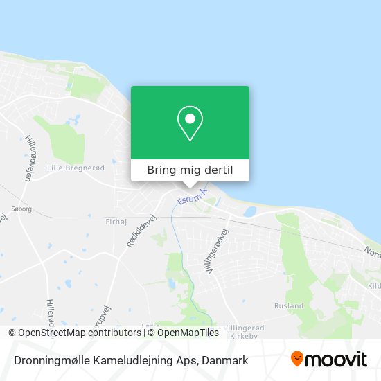 Dronningmølle Kameludlejning Aps kort