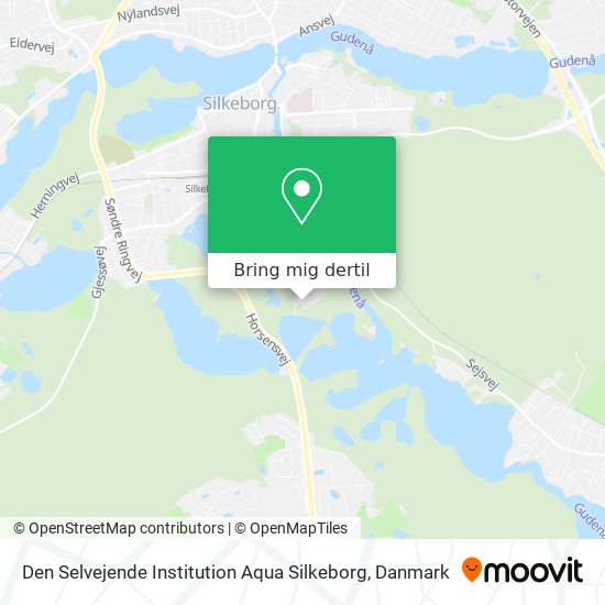 Den Selvejende Institution Aqua Silkeborg kort