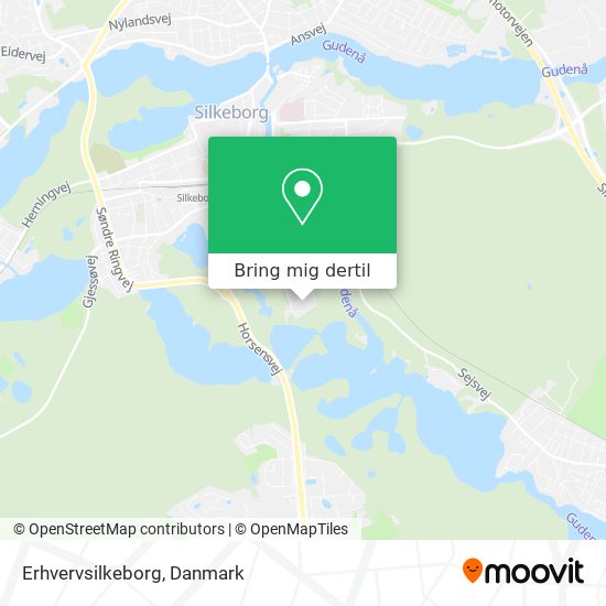 Erhvervsilkeborg kort