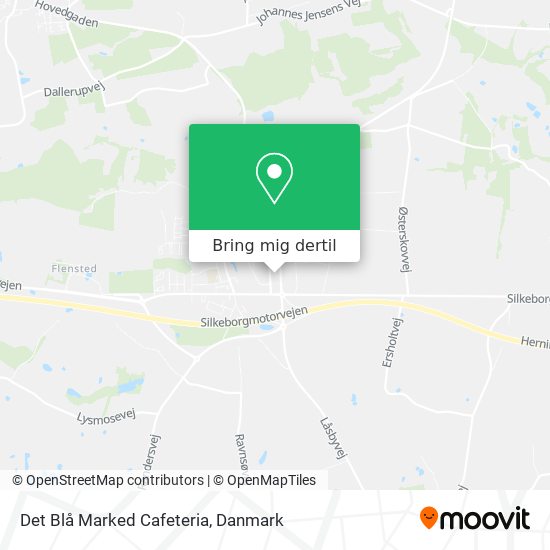 Det Blå Marked Cafeteria kort