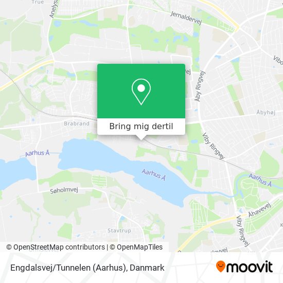 Engdalsvej/Tunnelen (Aarhus) kort