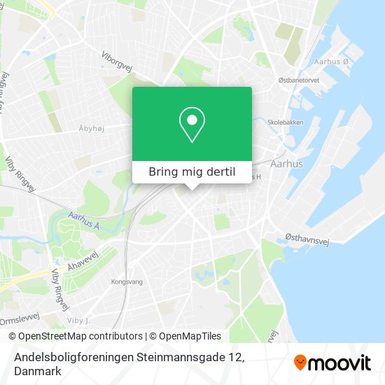 Andelsboligforeningen Steinmannsgade 12 kort