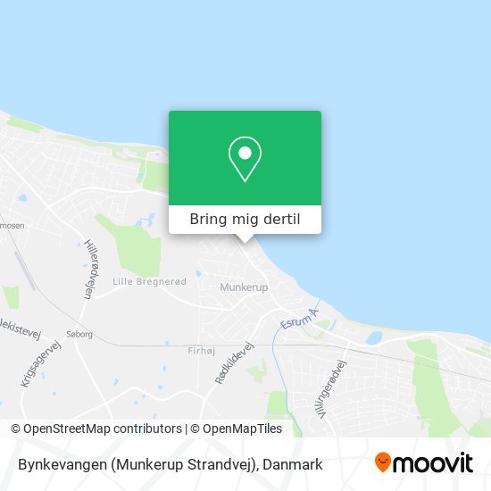 Bynkevangen (Munkerup Strandvej) kort