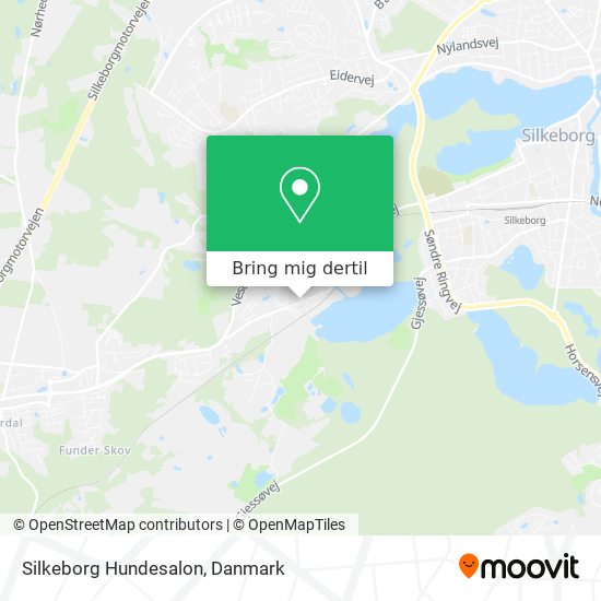 Silkeborg Hundesalon kort