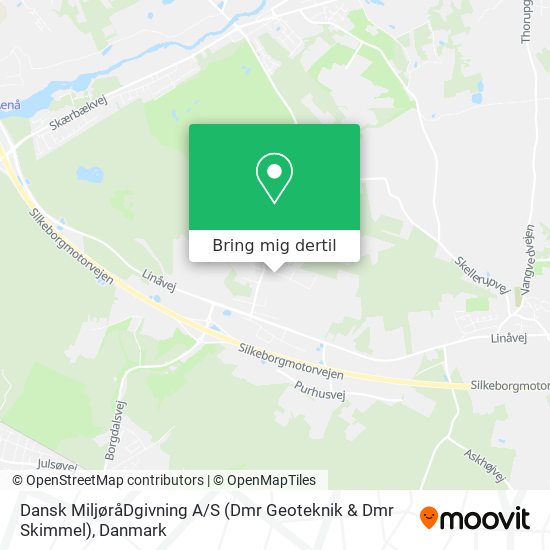 Dansk MiljøråDgivning A / S (Dmr Geoteknik & Dmr Skimmel) kort