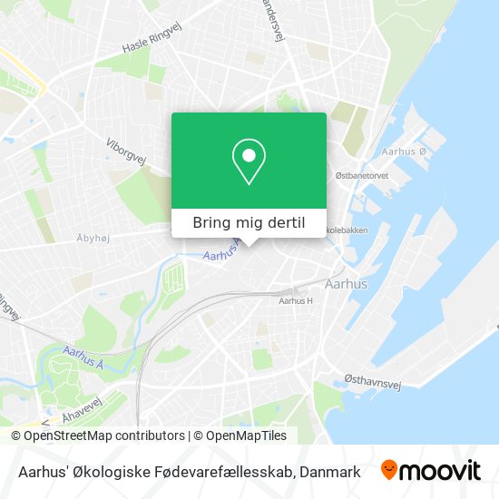 Aarhus' Økologiske Fødevarefællesskab kort